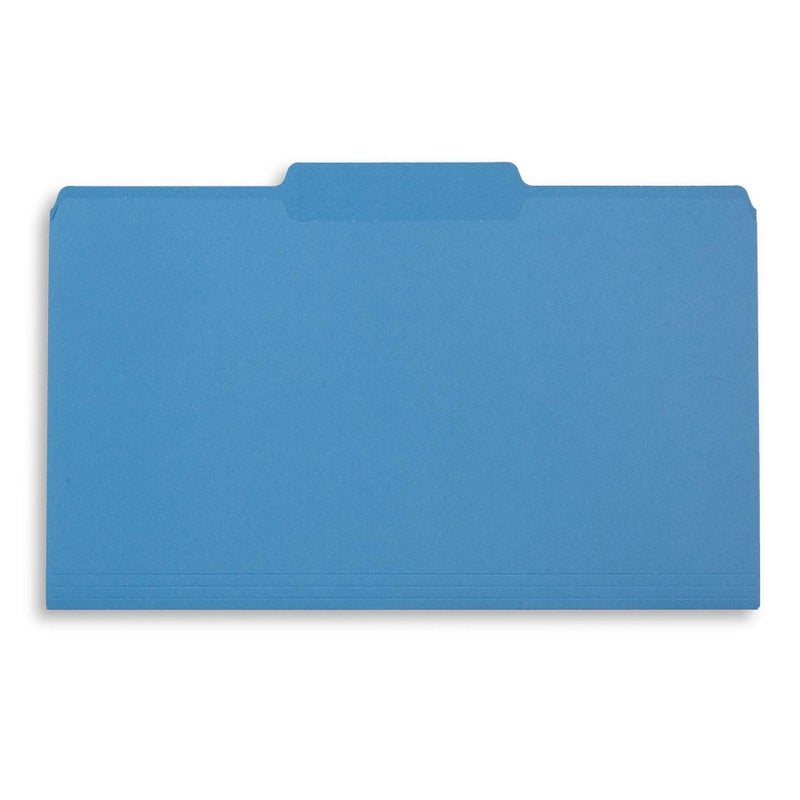Blue Summit Supplies Blue Legal File Folders, Legal Size, 1/3 Cut Tab, Great for Organizing and Easy File Storage, File Folders 100 Count - Image 4